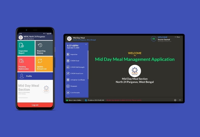 Mid-Day Meal Monitoring Application